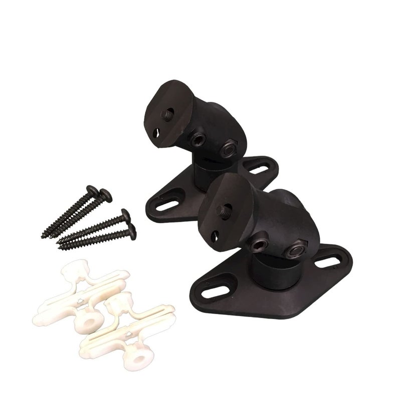 USAV Solutions Wall Mount Brackets Black (Pair) for Bose Cinemate Series II Satellite Speakers - Image 2